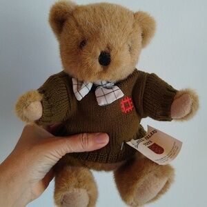 Channel Island Toys 10" Teddy Bear With Guernsey Teddy Green Knit Sweater WT